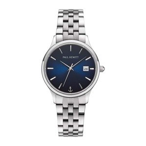 Paul Hewitt Analógové hodinky 'Onda'  námornícka modrá / strieborná