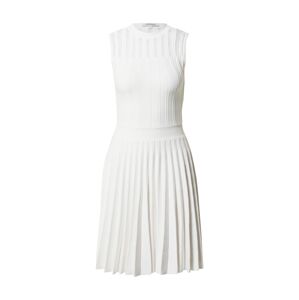 Morgan Pletené šaty  prírodná biela