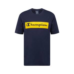Champion Authentic Athletic Apparel Tričko  námornícka modrá / zlatá
