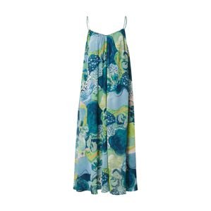 Esprit Collection Letné šaty  modrá / pastelovo zelená / biela