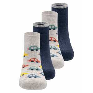 EWERS Ponožky  béžová melírovaná / tmavomodrá / zelená / oranžová