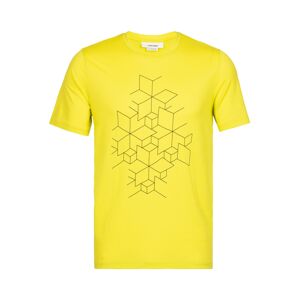 ICEBREAKER Funkčné tričko 'Snowflake'  žltá / čierna