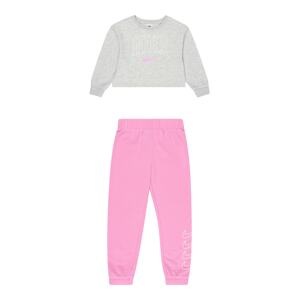 Nike Sportswear Set  sivá / ružová / biela
