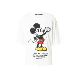 PRINCESS GOES HOLLYWOOD Tričko 'Mickey'  žltá / čierna / biela