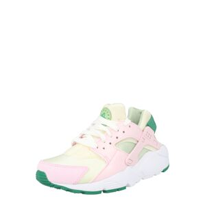 Nike Sportswear Tenisky 'HUARACHE'  krémová / trávovo zelená / pastelovo zelená / ružová
