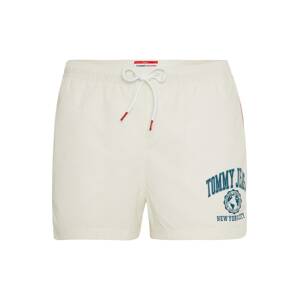 Tommy Hilfiger Underwear Plavecké šortky  petrolejová / červená / prírodná biela