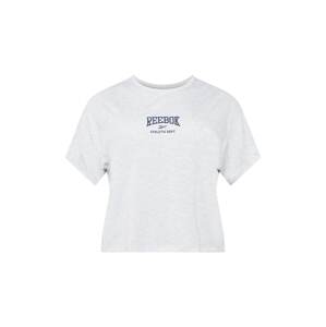 Reebok Sport Funkčné tričko 'Workout Ready Supremium'  námornícka modrá / sivá melírovaná