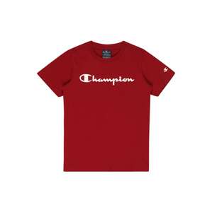 Champion Authentic Athletic Apparel Tričko  krvavo červená / biela / grenadínová