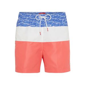 Tommy Hilfiger Underwear Plavecké šortky  modrá / koralová / biela
