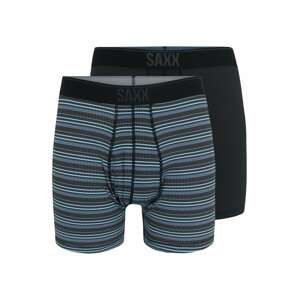 SAXX Športové nohavičky  čierna / modrosivá / sivobéžová