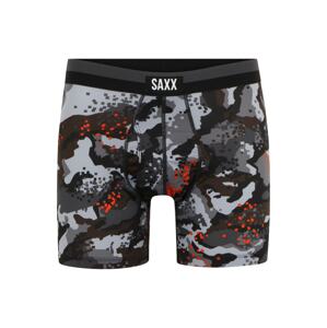 SAXX Športové nohavičky  antracitová / sivá / hnedá / tmavooranžová