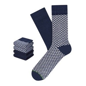 CHEERIO* Ponožky  modrá / biela