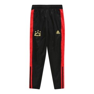 ADIDAS PERFORMANCE Športové nohavice  zlatá / červená / čierna