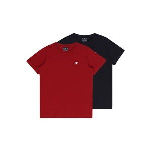 Champion Authentic Athletic Apparel Funkčné tričko  červená / námornícka modrá