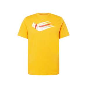 Nike Sportswear Tričko  žltá / pastelovo červená / biela