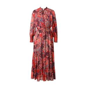 Suncoo Košeľové šaty 'CIPRI'  petrolejová / slivková / ružová / červená