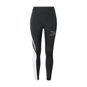 Reebok Sport Športové nohavice 'Running Vector'  čierna / biela