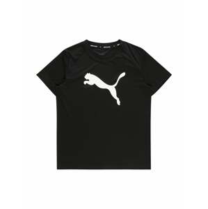 PUMA Funkčné tričko 'ACTIVE SPORTS'  čierna / biela
