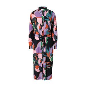 FRNCH PARIS Košeľové šaty 'Adenisse'  zelená / fialová / ružová / čierna