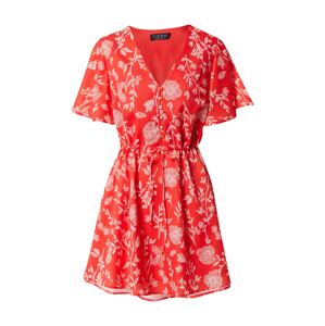 In The Style Letné šaty 'JOSSA'  ohnivo červená / biela