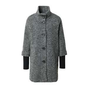 GIL BRET Prechodný kabát  sivá melírovaná / čierna