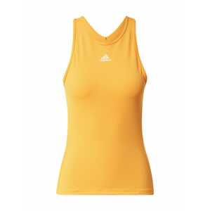 ADIDAS PERFORMANCE Športový top  oranžová / biela