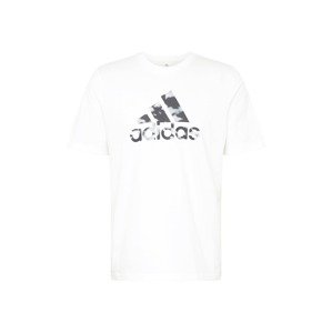 ADIDAS PERFORMANCE Funkčné tričko 'AWORLD'  svetlosivá / čierna / biela