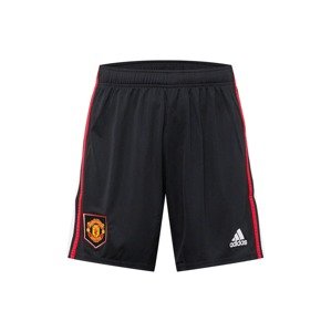 ADIDAS PERFORMANCE Športové nohavice 'Manchester United 22/23'  čierna / biela / oranžovo červená
