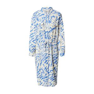 KAREN BY SIMONSEN Košeľové šaty 'Abby'  modrá / biela
