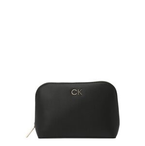 Calvin Klein Kozmetická taška  zlatá / čierna