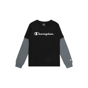 Champion Authentic Athletic Apparel Tričko  modrosivá / čierna / biela