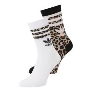 ADIDAS ORIGINALS Ponožky  telová / hnedá / čierna / biela