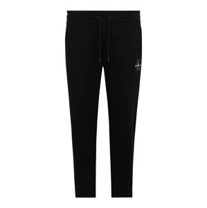 Calvin Klein Jeans Nohavice  sivá / čierna / biela