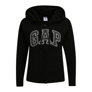 Gap Petite Tepláková bunda  sivá / čierna