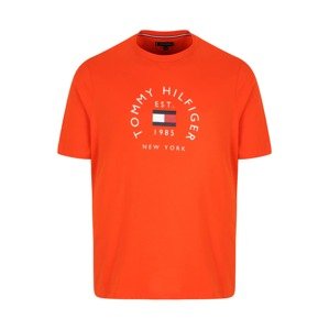 Tommy Hilfiger Big & Tall Tričko  námornícka modrá / neónovo oranžová / červená / biela
