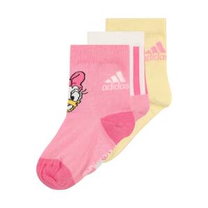 ADIDAS PERFORMANCE Športové ponožky  žltá / zmiešané farby / ružová
