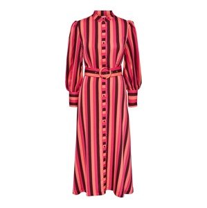 Y.A.S Košeľové šaty 'Niala'  oranžová / ružová / burgundská