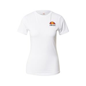 ELLESSE Funkčné tričko 'Setri'  biela / oranžová / čierna / jasne červená