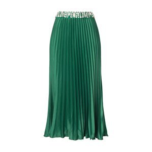 DELICATELOVE Sukňa 'CLARA'  zelená / biela