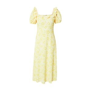 Dorothy Perkins Letné šaty  žltá / biela