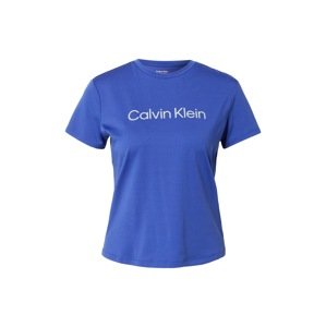 Calvin Klein Performance Funkčné tričko  kráľovská modrá / biela