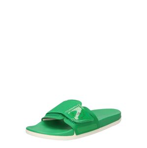 ADIDAS BY STELLA MCCARTNEY Plážové / kúpacie topánky  zelená / čierna / biela