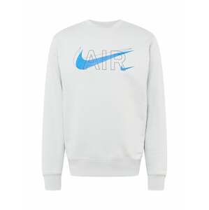 Nike Sportswear Mikina  tyrkysová / nebesky modrá / svetlosivá / čierna
