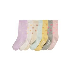 GAP Ponožky  béžová / svetlomodrá / žltá / sivá melírovaná / levanduľová / ružová