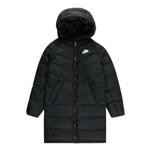 Nike Sportswear Kabát  čierna / biela