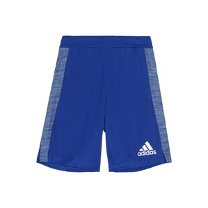 ADIDAS PERFORMANCE Športové nohavice 'HEATHER'  modrá / modrá melírovaná / biela