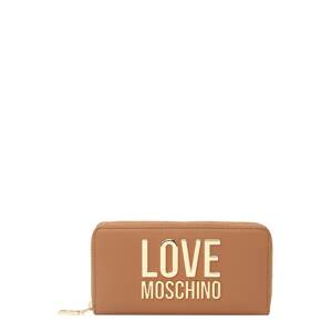 Love Moschino Peňaženka  farba ťavej srsti / zlatá