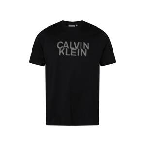 Calvin Klein Big & Tall Tričko  svetlosivá / čierna