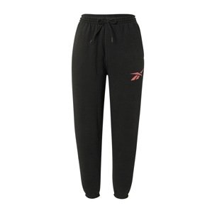 Reebok Sport Športové nohavice 'Vector'  pitaya / čierna