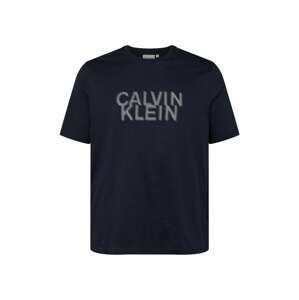 Calvin Klein Big & Tall Tričko  tmavomodrá / biela